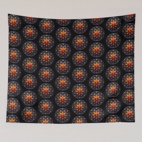 Item preview, Fiery Crystal Flower of Power designed and sold by DD Design.
