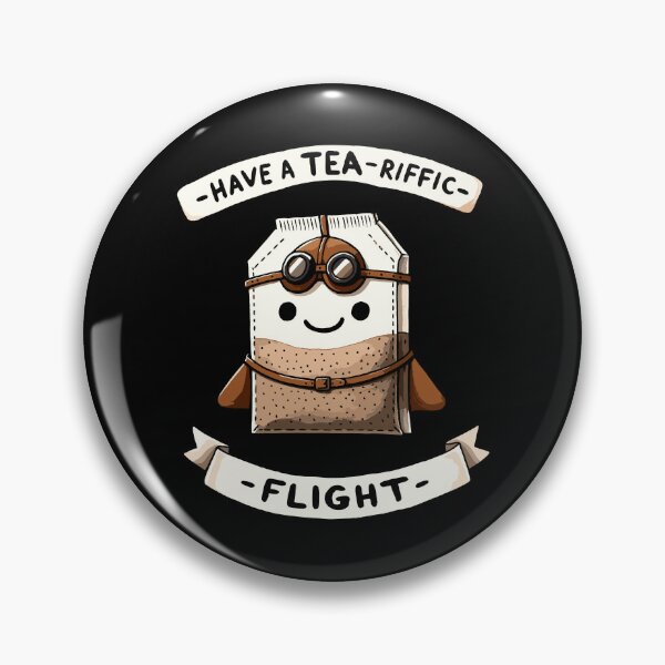 Artikelvorschau, Have a Tea-riffic Flight - Have a Terriffic Flight Tea Bag Traveler - Travel Addict entworfen und verkauft von DoodleDashShop.