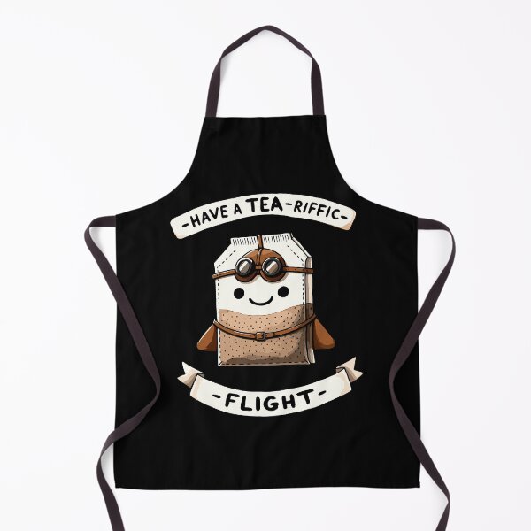 Item preview, Have a Tea-riffic Flight - Have a Terriffic Flight Tea Bag Traveler - Travel Addict designed and sold by DoodleDashShop.