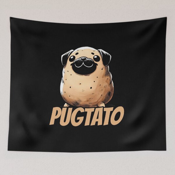Item preview, Potato Dog - Pugtato - Potato Pug Dog - Lazy Dog designed and sold by DoodleDashShop.