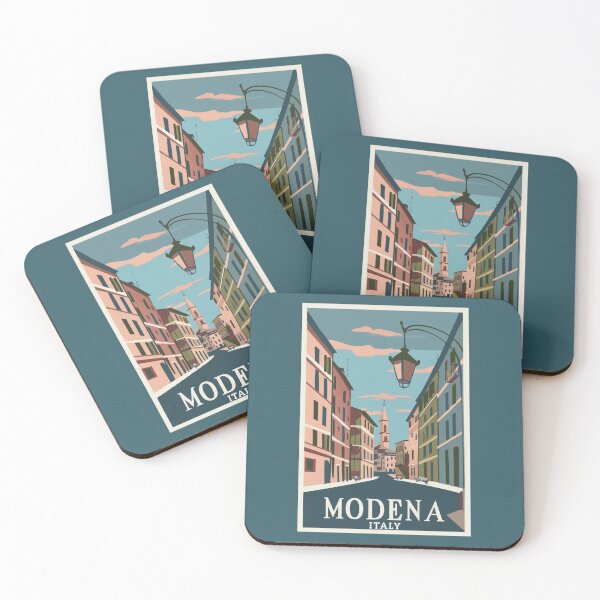 Item preview, A Vintage Travel Illustration of Modena - Italy designed and sold by GoodOldVintage.