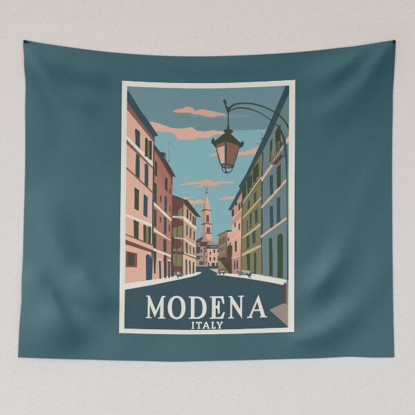 Item preview, A Vintage Travel Illustration of Modena - Italy designed and sold by GoodOldVintage.