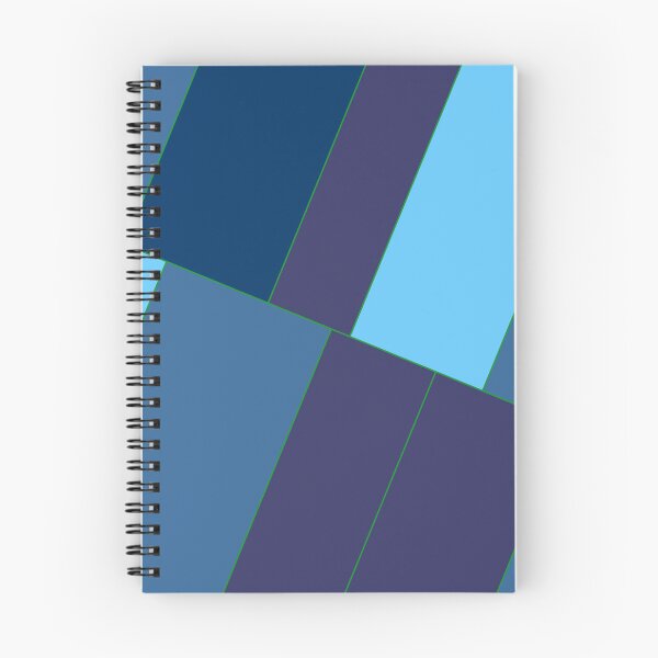 Item preview, Bleu Gradient Tones Azul Multicolor Bars designed and sold by Alchemy-A-La-G.