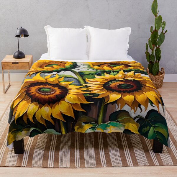 Item preview, Bouquet Of Sunflowers In Oil Painting Style designed and sold by Adelberton.