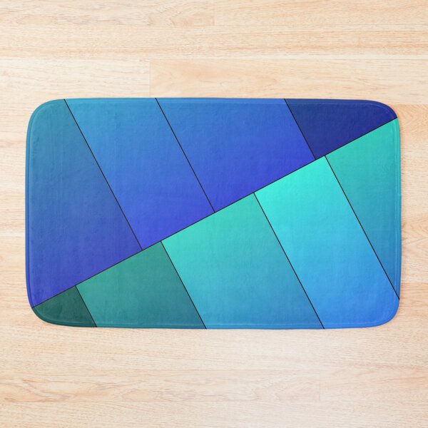 Item preview, Teal Gradient Tones Blue Multicolor Bars designed and sold by Alchemy-A-La-G.