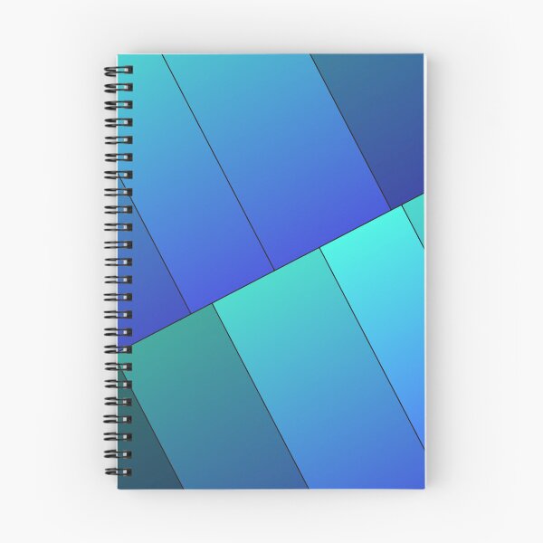 Item preview, Teal Gradient Tones Blue Multicolor Bars designed and sold by Alchemy-A-La-G.