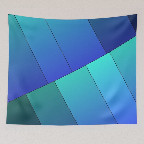 Item preview, Teal Gradient Tones Blue Multicolor Bars designed and sold by Alchemy-A-La-G.