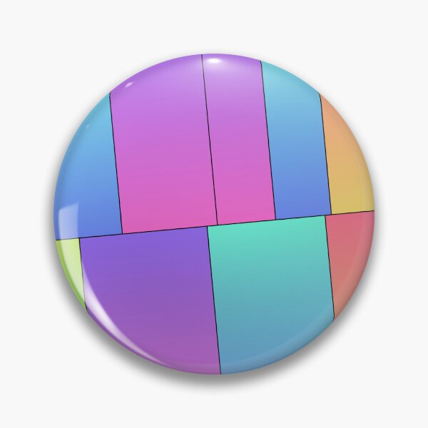 Item preview, Multicolor Gradient Tone Bar Rectangles designed and sold by Alchemy-A-La-G.