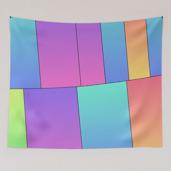 Item preview, Multicolor Gradient Tone Bar Rectangles designed and sold by Alchemy-A-La-G.