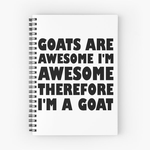 Item preview, Goats Are Awesome I'm Awesome Therefore I'm A Goat Pet Sheep designed and sold by Stick-Artistry.