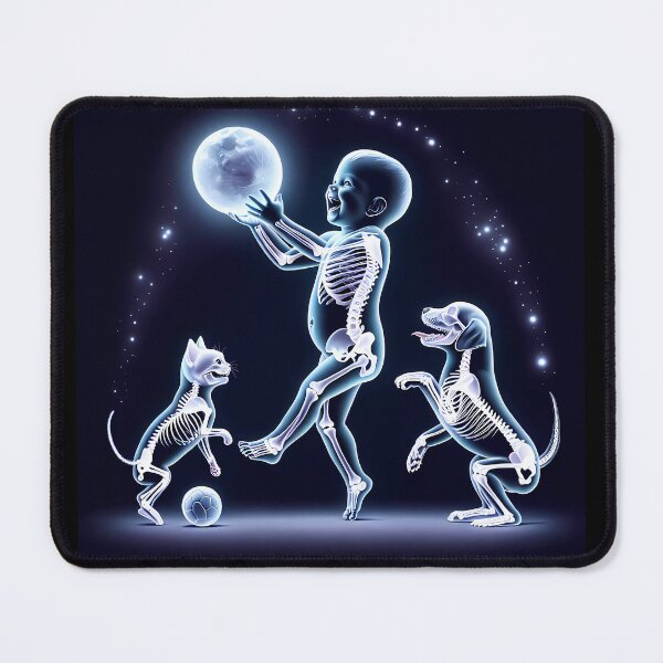 Item preview, Copy of Child with pets and moon designed and sold by Queueka.