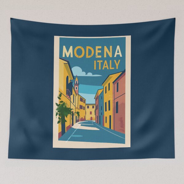 Item preview, A Vintage Travel Illustration of Modena - Italy designed and sold by GoodOldVintage.