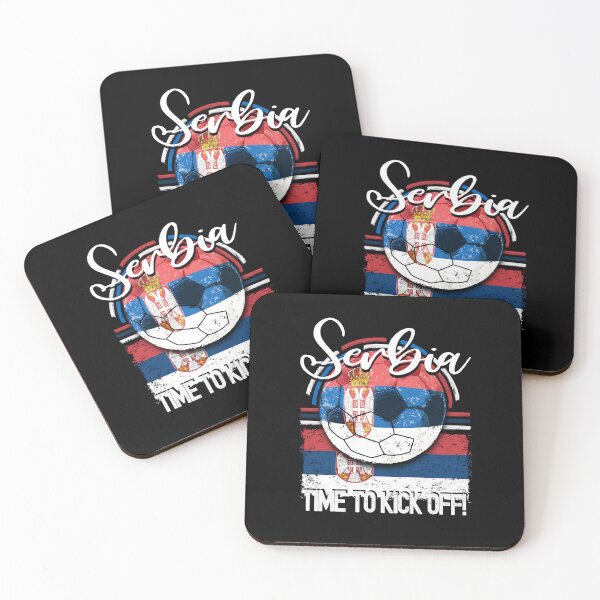 Item preview, Serbia Football Time to Kick Off, Vintage Soccer designed and sold by orangeblue21.