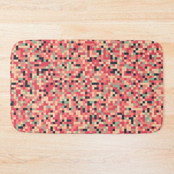Artikelvorschau, Warmes, mehrfarbiges, quadratisches Würfel-abstraktes Camouflage-Muster im Regenbogen entworfen und verkauft von Alchemy-A-La-G.
