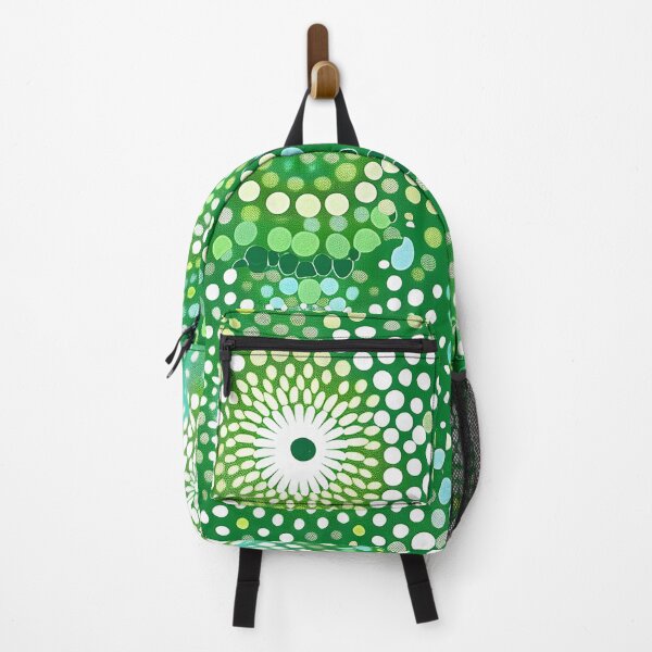 Item preview, Mandala pattern made up of dots. Green white and light blue designed and sold by Dream scape  of Lucy.