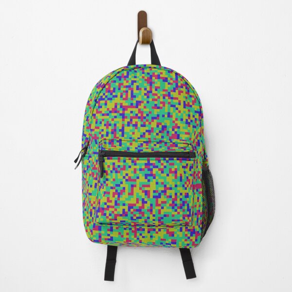 Item preview, Distressed Rainbow Multicolor Square Cubes Abstract Camo Pattern designed and sold by Alchemy-A-La-G.
