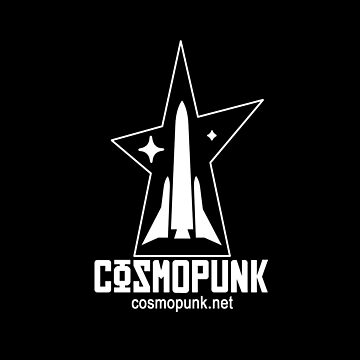 Artwork thumbnail, Cosmopunk Logo - Trans White by Cosmopunk
