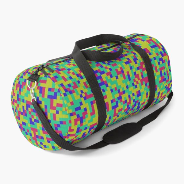 Item preview, Distressed Rainbow Multicolor Square Cubes Abstract Camo Pattern designed and sold by Alchemy-A-La-G.