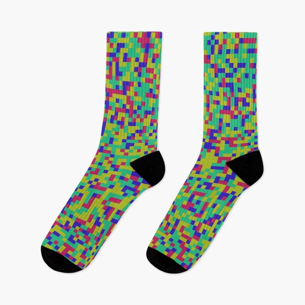 Item preview, Distressed Rainbow Multicolor Square Cubes Abstract Camo Pattern designed and sold by Alchemy-A-La-G.