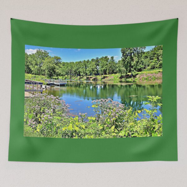 Item preview, Summer at Salmo Pond designed and sold by Martha Sherman.