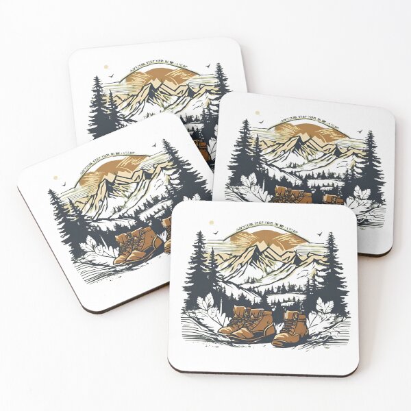 Item preview, Adventure Awaits: Mountain Boots Design designed and sold by NoelWalkerEve.
