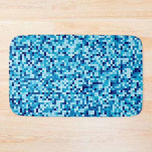 Item preview, Ice Blue Multicolor Square Cubes Abstract Camo Pattern designed and sold by Alchemy-A-La-G.