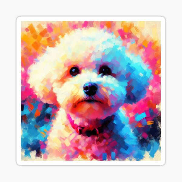 Item preview, Bold Bichon Frise designed and sold by Charlie-Designs.