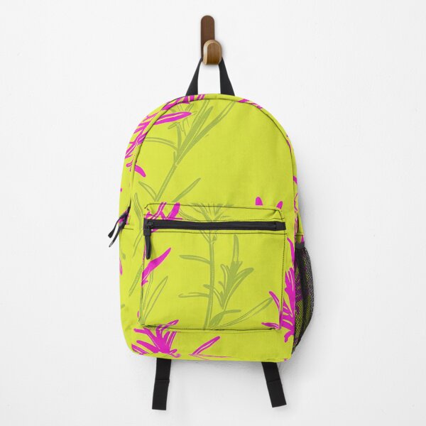 Item preview, Pattern with rosemary flowers in a neon pink designed and sold by Dream scape  of Lucy.