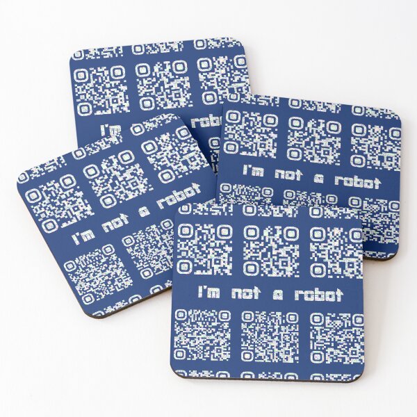 Item preview, I'm not a robot (also in black print) designed and sold by MarkArtDesignUK.