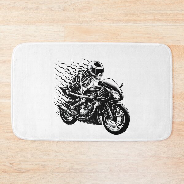 Item preview, SKELETON DARK MOTORCYCLE RACING BYKER RACING CAR NASCAR MOTO GP CHOPPER #ogirdor designed and sold by ogirdorgraphics.