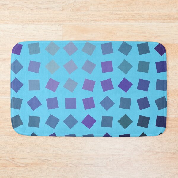 Item preview, Purple Gradient Tones Square Grid On Blue Backdrop designed and sold by Alchemy-A-La-G.