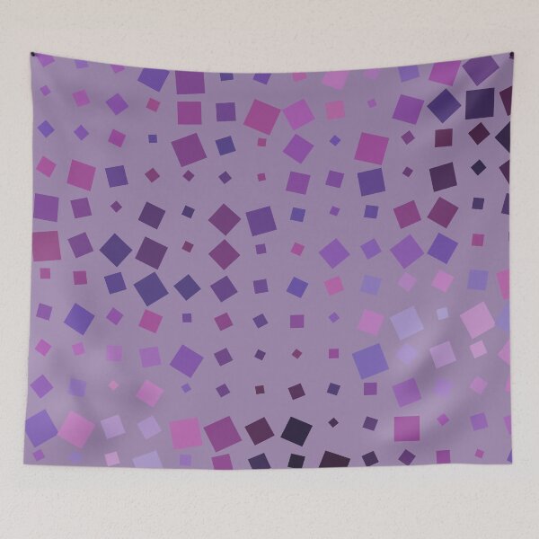Item preview, Gradient Tones Square Grid On A Purple Backdrop designed and sold by Alchemy-A-La-G.