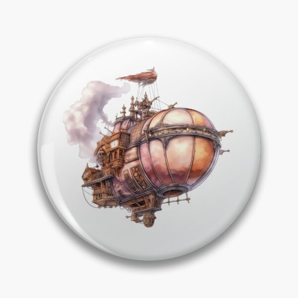 Item preview, Vintage Steampunk Airship designed and sold by New-School-Wave.