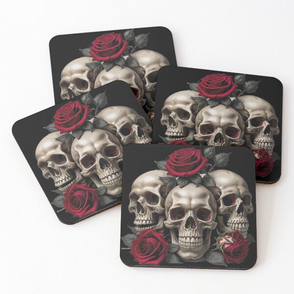 Item preview, Skull and Roses designed and sold by sergeibz.