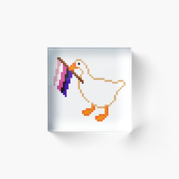 Item preview, Duck with LGBTIQ+ flag. Gender fluid flag. designed and sold by Renlexd.