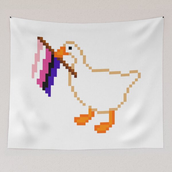 Item preview, Duck with LGBTIQ+ flag. Gender fluid flag. designed and sold by Renlexd.