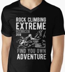 Climbing Men's V-Neck T-Shirt