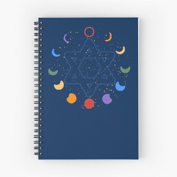 Item preview, pride month starmap magen david designed and sold by SaharBareket.
