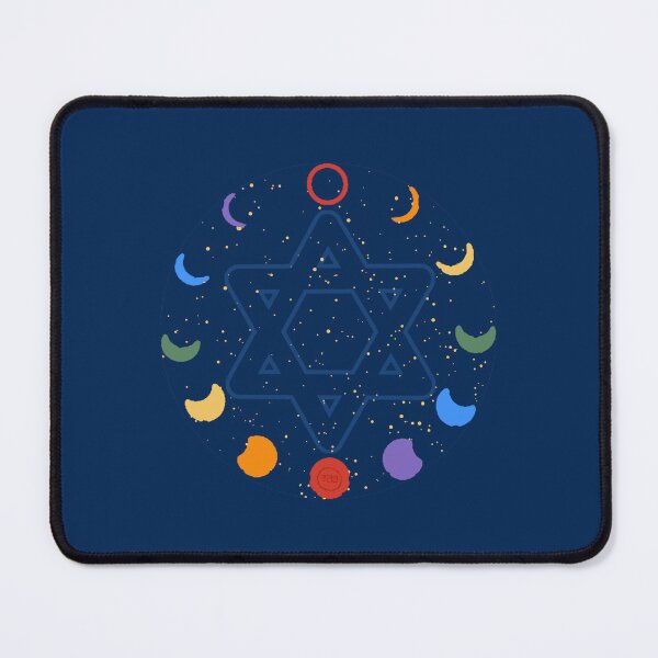 Item preview, pride month starmap magen david designed and sold by SaharBareket.