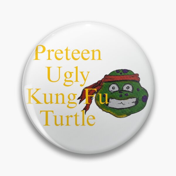 Aperçu de l'œuvre Tortue moche de Kung Fu préadolescente  créée et vendue par Reddrubble.