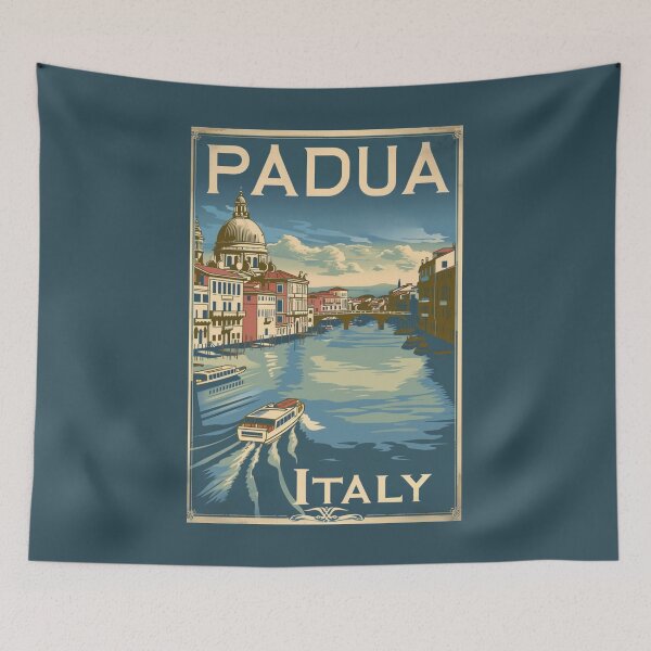 Item preview, A Vintage Travel Illustration of Padua - Italy designed and sold by GoodOldVintage.