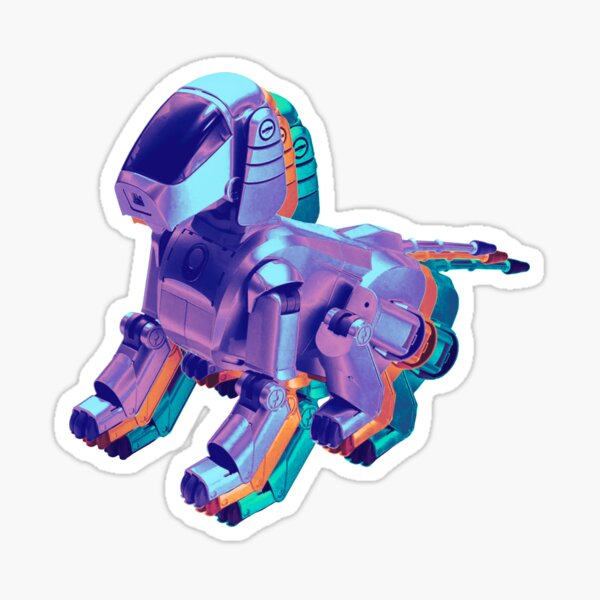 Item preview, Vaporwave Sony Aibo designed and sold by Designsbyshoshi.