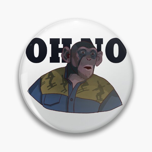 Item preview, Oh no monkey meme bad ape designed and sold by Asutip.