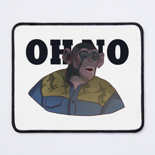 Item preview, Oh no monkey meme bad ape designed and sold by Asutip.