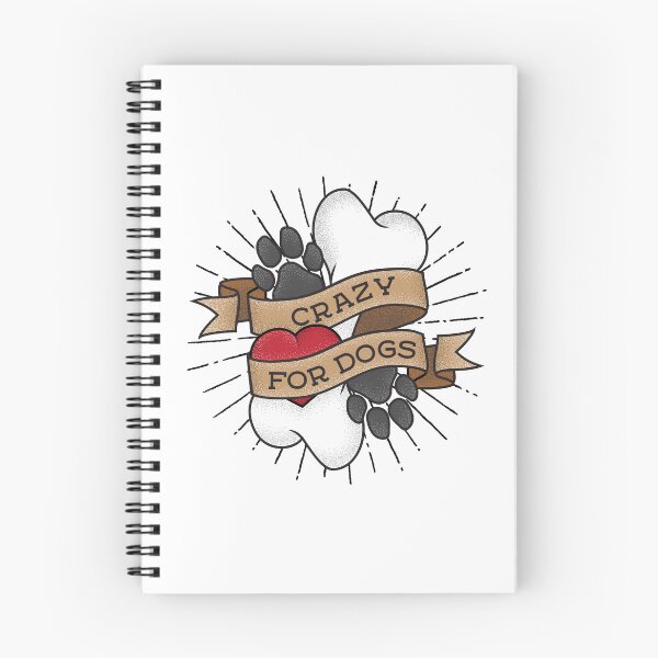 Item preview, Crazy for Dogs: Retro Tattoo designed and sold by MidnightSnackCS.
