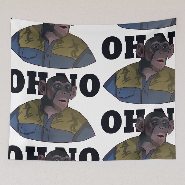 Item preview, Oh no monkey meme bad ape designed and sold by Asutip.