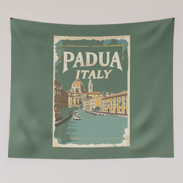 Item preview, A Vintage Travel Illustration of Padua - Italy designed and sold by GoodOldVintage.