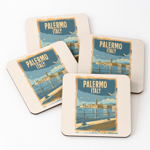 Item preview, A Vintage Travel Illustration of Palermo - Italy designed and sold by GoodOldVintage.
