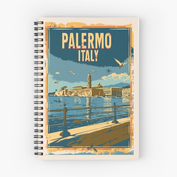 Item preview, A Vintage Travel Illustration of Palermo - Italy designed and sold by GoodOldVintage.