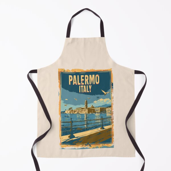 Item preview, A Vintage Travel Illustration of Palermo - Italy designed and sold by GoodOldVintage.